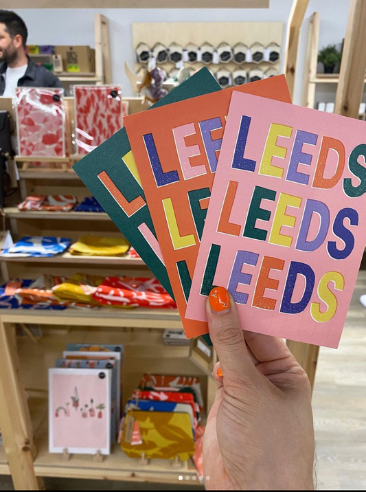 LEEDS LEEDS LEEDS | A5 Print - Lorna Robey