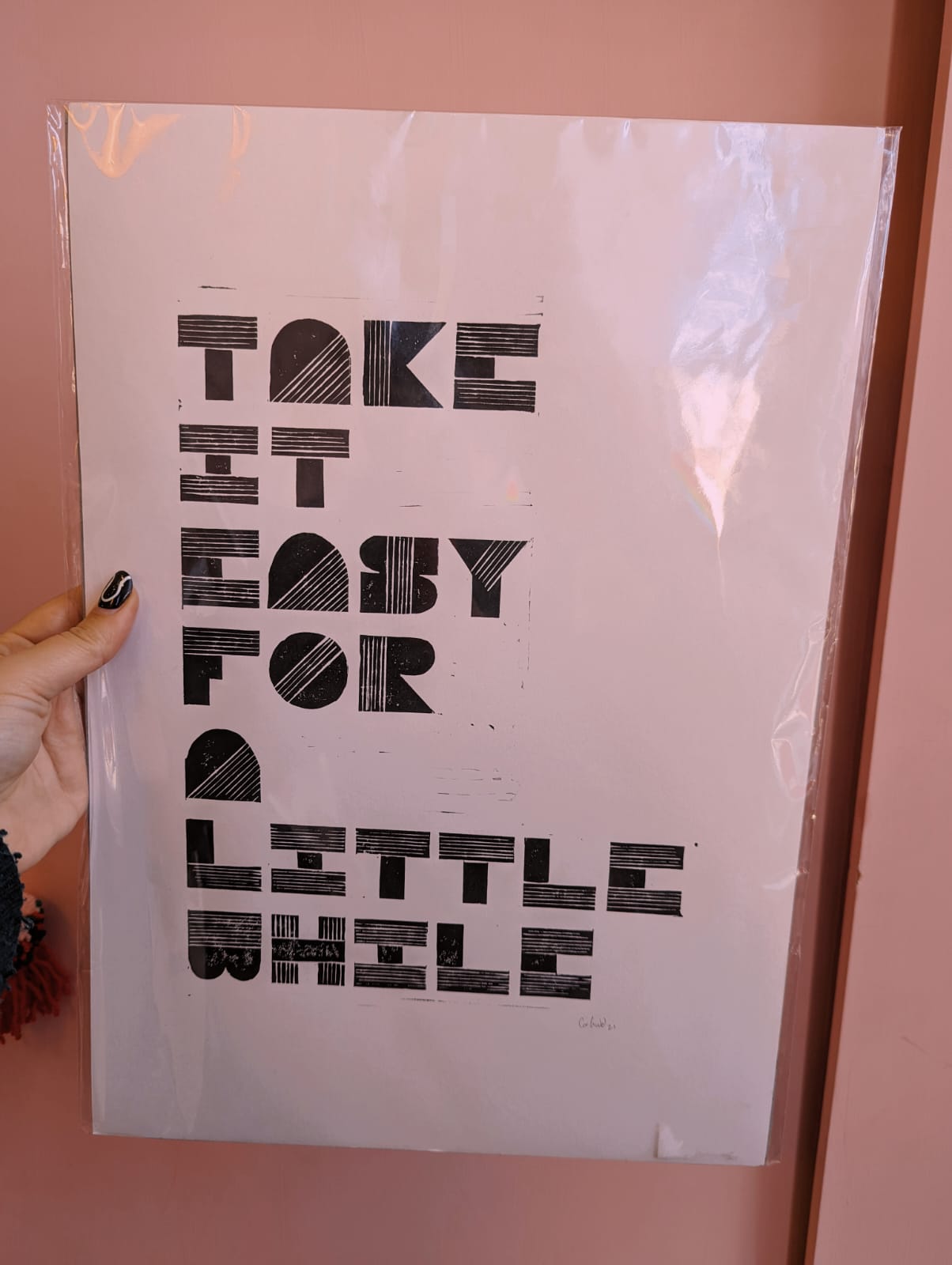 Take it Easy for A Little While | A3 Print - Christ Prints Stuff